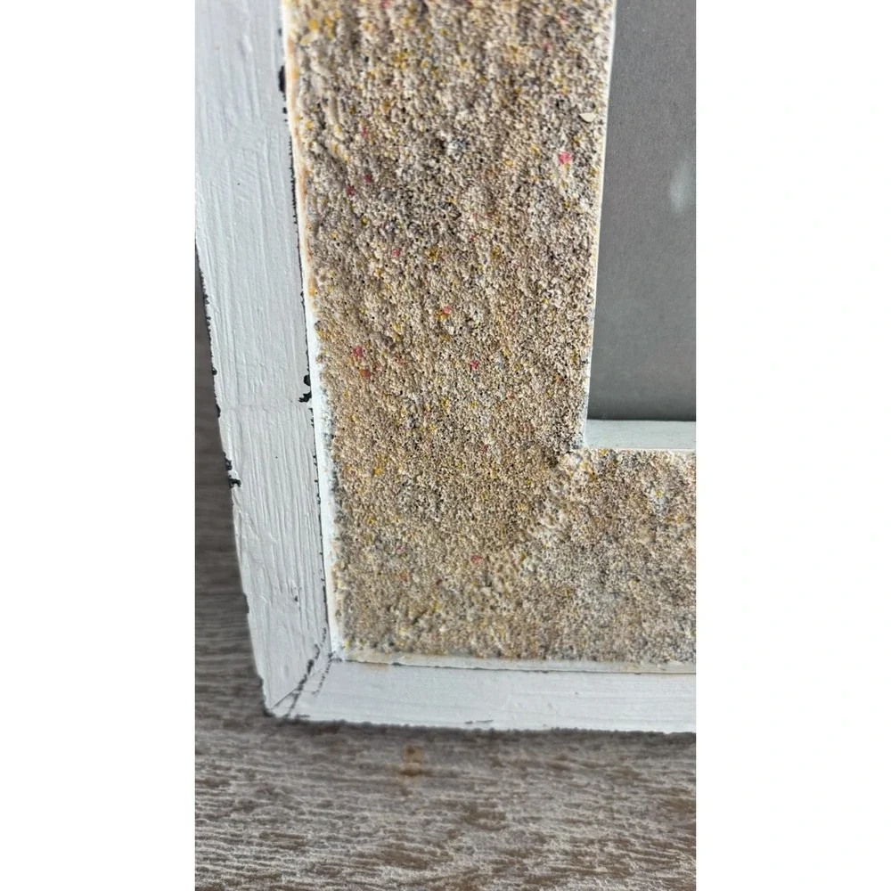 Seashell Picture Frame Beach Shell Nautical White Distressed Decor for 4x6 Photo